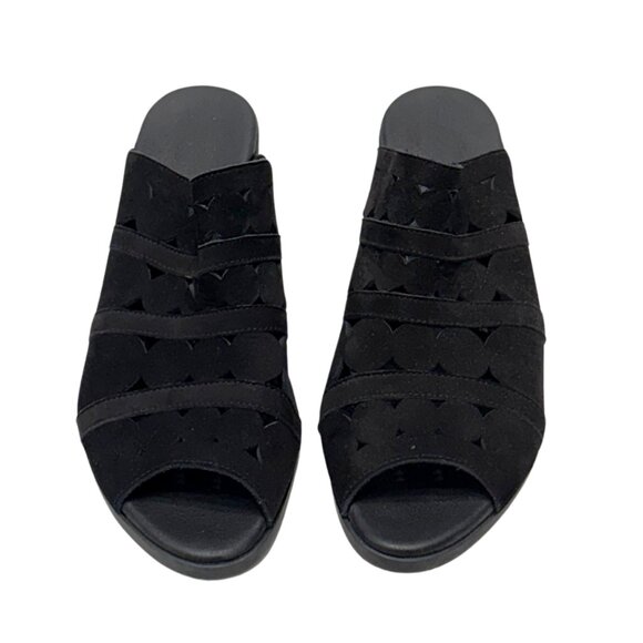 $399 Arche black cyra mules size 9 / eu 40 - Picture 4 of 6